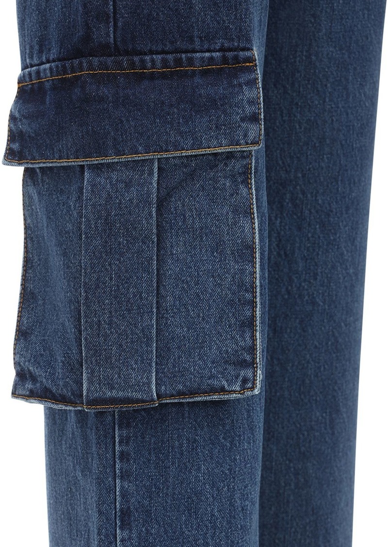 Denim Cargo Jeans W/ Detachable Leg - 50% Off!