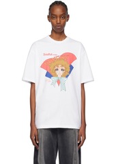 Pushbutton SSENSE Exclusive White Soulful Crying Girl T-Shirt
