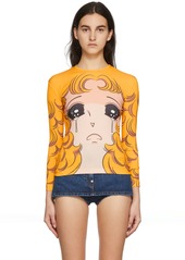 Pushbutton SSENSE Exclusive Yellow Goggles Girl Long Sleeve T-Shirt