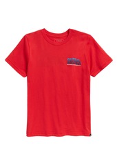 Quiksilver Kids' Distorted Mind Logo Graphic Tee in High Risk Red at Nordstrom