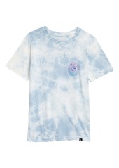 Quiksilver Kids' Flying Object Tie Dye Logo Graphic Tee in Dream Blue at Nordstrom