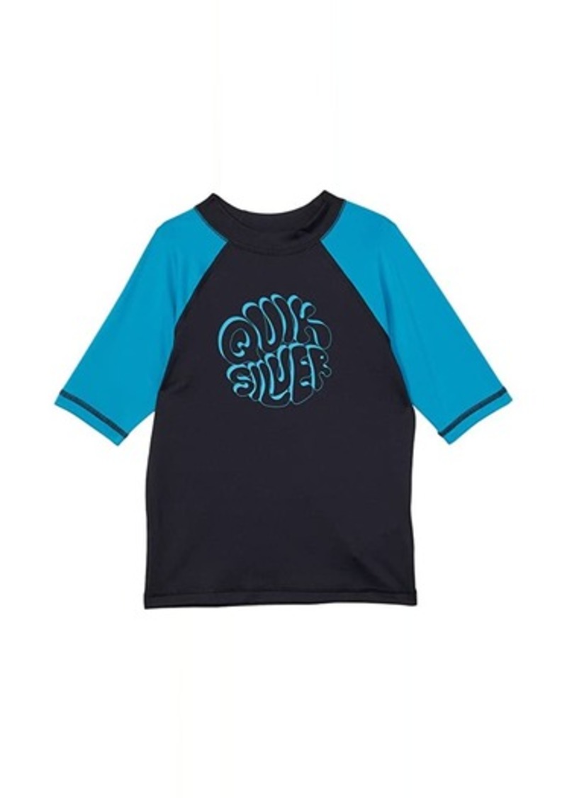 Quiksilver Boys' Bubble Trouble Short Sleeve Rashguard Surf Shirt 