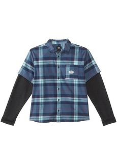 Quiksilver Check This Up Long Sleeve (Big Kids)