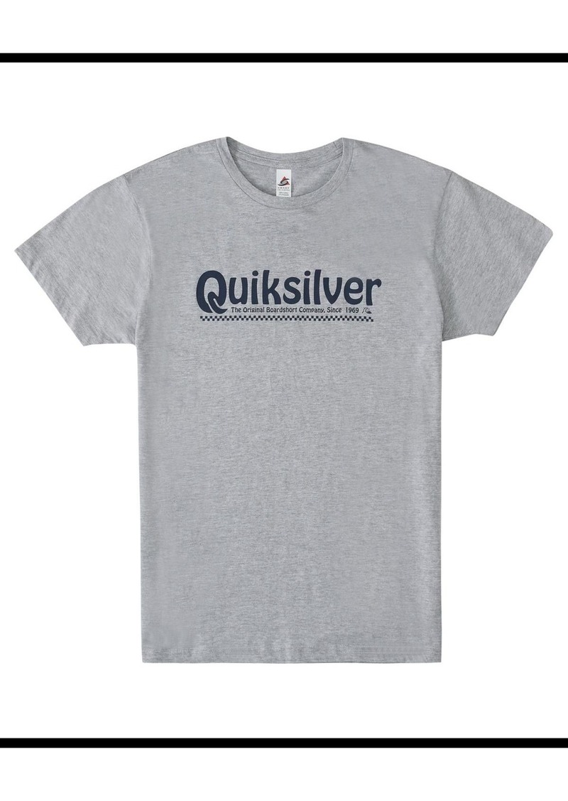 Quiksilver Mens Crewneck Logo Graphic T-Shirt