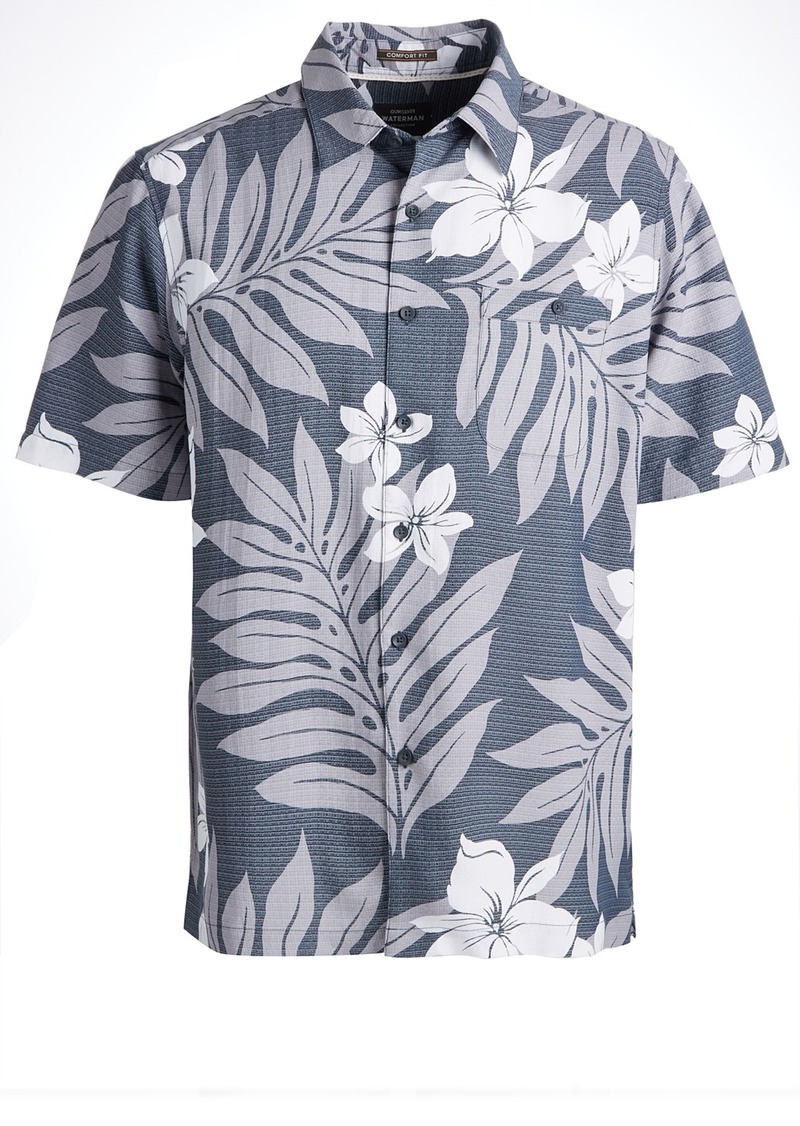 Quiksilver Men's Shonan Hawaiian Shirt - Dark Shadow
