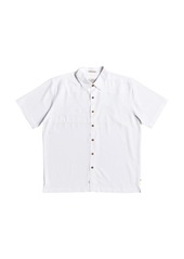 Quiksilver Waterman Men's Tahiti Palms Short Sleeve Shirt - White