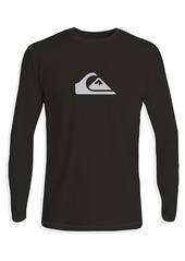Quiksilver Men's Solid Streak Long Sleeve T-shirt - Black