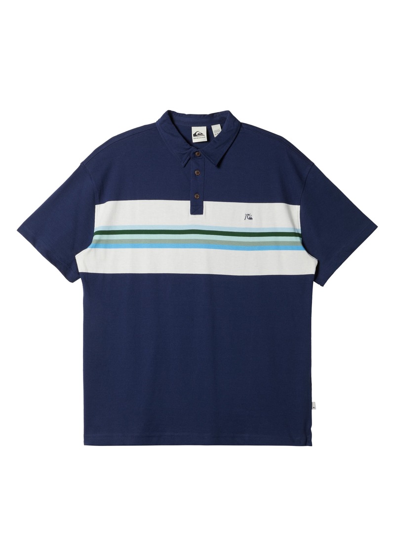 Quiksilver Alloy Days Stripe Polo in Naval Academy at Nordstrom Rack