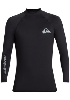 Quiksilver Big Boys Everyday Long-Sleeve Upf 50 Surf T-Shirt - Black