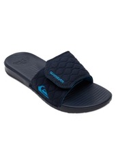 Quiksilver Bright Coast Slide Sandal in Blue/Blue/Blue at Nordstrom