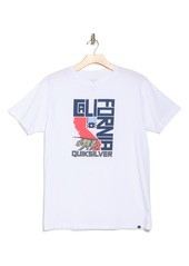 Quiksilver Cali Coastal Travel Graphic T-Shirt in White at Nordstrom Rack