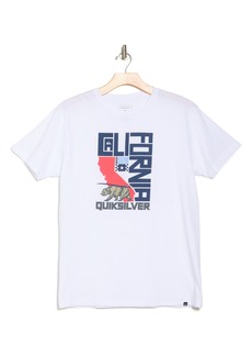 Quiksilver Cali Coastal Travel Graphic T-Shirt in White at Nordstrom Rack