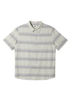 Quiksilver Cali Sunrise Stripe Short Sleeve Button-Up Shirt in Plaza at Nordstrom Rack