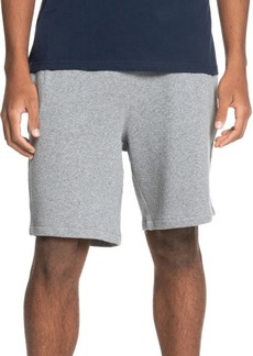 Quiksilver Essentials Organic Cotton Blend Shorts in Light Grey Heather at Nordstrom