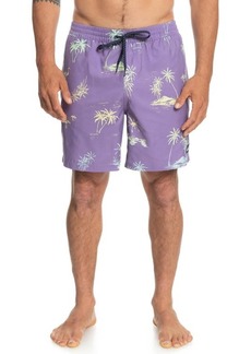 Quiksilver Everyday Mix Volley Swim Trunks in Dusty Orchid at Nordstrom