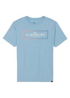 Quiksilver Kids' Checkbox Graphic T-Shirt in Sky Blue at Nordstrom Rack