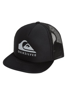 Quiksilver Kids' Foamslayer Trucker Hat in Black at Nordstrom
