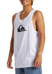 Quiksilver Logo Cotton Tank in White at Nordstrom Rack