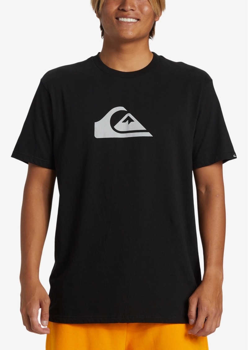 Quiksilver Men's Comp Logo Mt0 Short Sleeve T-shirt - Black