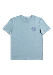 Quiksilver Men's Double Palms Graphic Tee in Blue Heaven at Nordstrom