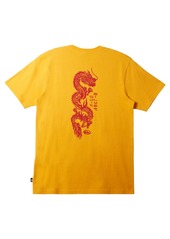 Quiksilver Men's Dragon Fist Moe Short Sleeve T-shirt - Radiant Yellow