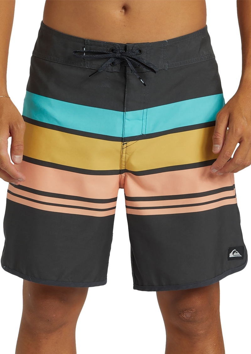 "Quiksilver Men's Everyday Stripe 21"" Swim Trunks - Tarmac"