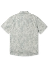 Quiksilver Men's Hi Fern Days Regular-Fit Frond-Print Button-Down Shirt - Sea Spray