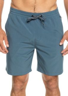 Quiksilver Men's Ocean Elastic Amphibian 18” Shorts, Small, Blue