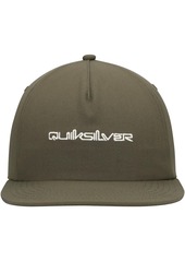 Quiksilver Men's Olive Dna Omni Snapback Hat - Olive