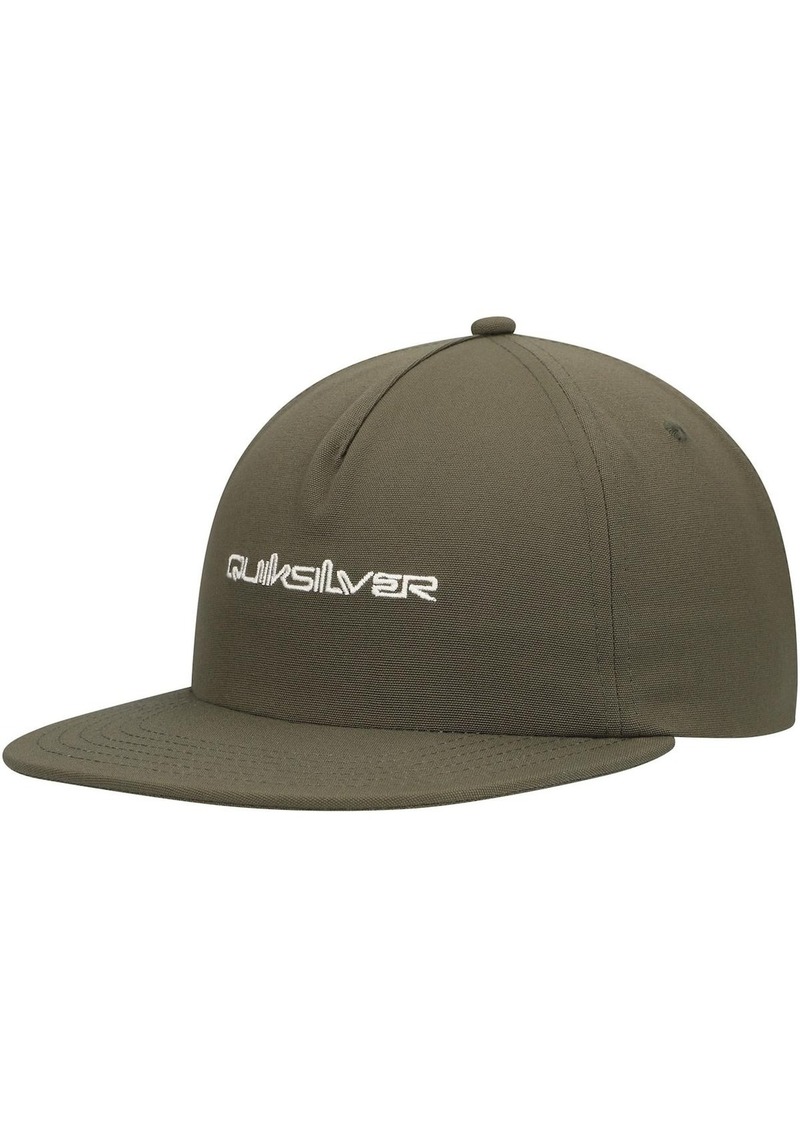 Quiksilver Men's Olive Dna Omni Snapback Hat - Olive