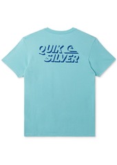 Quiksilver Men's Shadow Knock Regular-Fit Logo Graphic T-Shirt - Bha0-marin