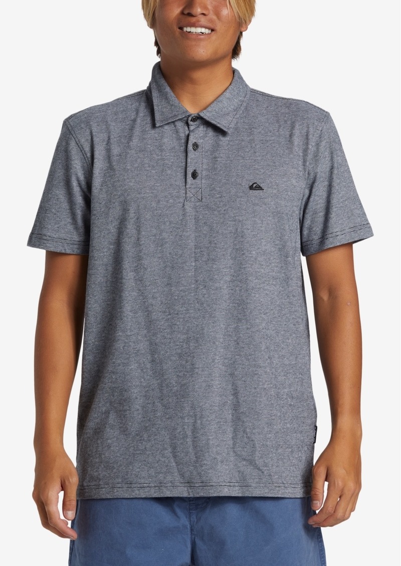 Quiksilver Men's Sunset Cruise Short Sleeve Polo Shirt - Black