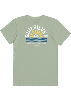 Quiksilver Men's Sunset Mind MT0 T-Shirt, XXL, Blue | Father's Day Gift Idea