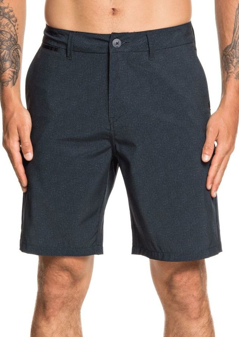 Quiksilver Men's Union Heather Amphibian Board Shorts, Size 40, Black