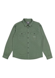 Quiksilver Mikey Cotton Twill Button-Up Shirt