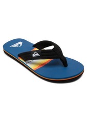 Quiksilver Molokai Layback Flip Flop in Blue 4 at Nordstrom