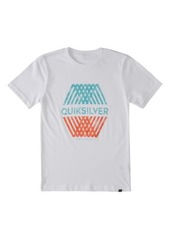 Quiksilver Multi Hex Logo Graphic Tee in White at Nordstrom