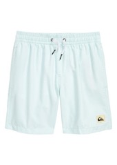 Quiksilver Quicksilver Kids' Everyday Volley Recycled Swim Trunks in Blue Glass at Nordstrom