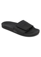 Quiksilver Rivi Slide Sandal in Black/Grey/Black at Nordstrom