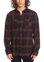 Quiksilver Shadow Swells Regular Fit Plaid Flannel Button-Up Shirt