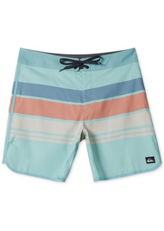 Quiksilver Toddler & Little Boys Everyday Colorblocked Stripe Boardshorts - Limpet Shell