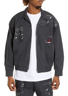Quiksilver x 'Stranger Things' Upside Down Cotton Jacket in Black at Nordstrom