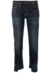 R13 Boy straight-leg step-hem jeans