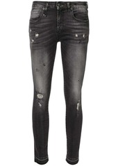 R13 distressed skinny jeans