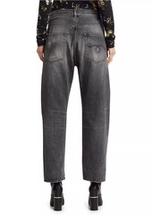 R13 Faded Crossover Jeans