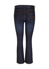 R13 mid-rise cropped jeans