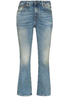 R13 mid-rise flared jeans