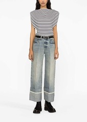 R13 Nina high-rise straight-leg jeans