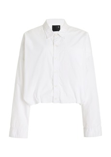 R13 - Gathered Hem Shirt - White - L - Moda Operandi