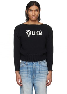 R13 Black Gothic 'Punk' Sweater